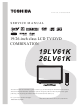 Toshiba 19LV61K Service Manual
