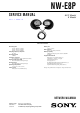 Sony NW-E8P Service Manual