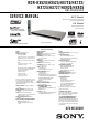 Sony RDR-HX520 Service Manual
