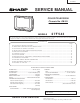 Sharp 27F543 Service Manual