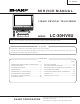 Sharp LC-30HV6U Service Manual