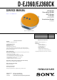 Sony D-EJ360 Service Manual
