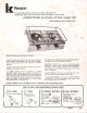 Kenyon 126 Instructions And Parts List