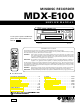Yamaha MDX-E100 Service Manual