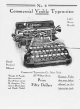 Commercial Typewriter Visible No.6 Manual