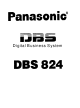 Panasonic DBS 824 Manual