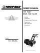 Troy-Bilt 7HP PONY 12211 – Recoil Start Owner's Manual
