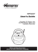 Memorex MP3227 User Manual