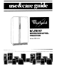 Whirlpool ED19HK Use & Care Manual
