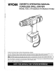Ryobi CTH1202K2 Operation Manual