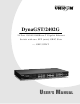 UNICOM DynaGST/2402G User Manual