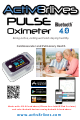 Active8rlives Pulse Oximeter Bluetooth 4.0 Manual