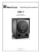 Meyer Sound HM-1 Operating Instructions Manual