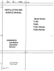 Trion T1001 Module Installation And Service Manual