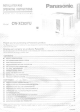 panasonic CW-XC83YU Installation And Operating Instruction