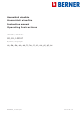 Berner BOS-230 Operating Instructions Manual