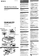 Sony ICF-C205 Operating Instructions
