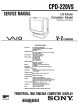 Sony CPD-220VS Service Manual