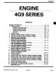 Mitsubishi 4G9 Series Workshop Manual