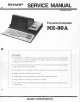 Sharp MZ-80A Service Manual