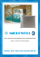 MICROWELL DRY 300 SILVER User & Installation Manual