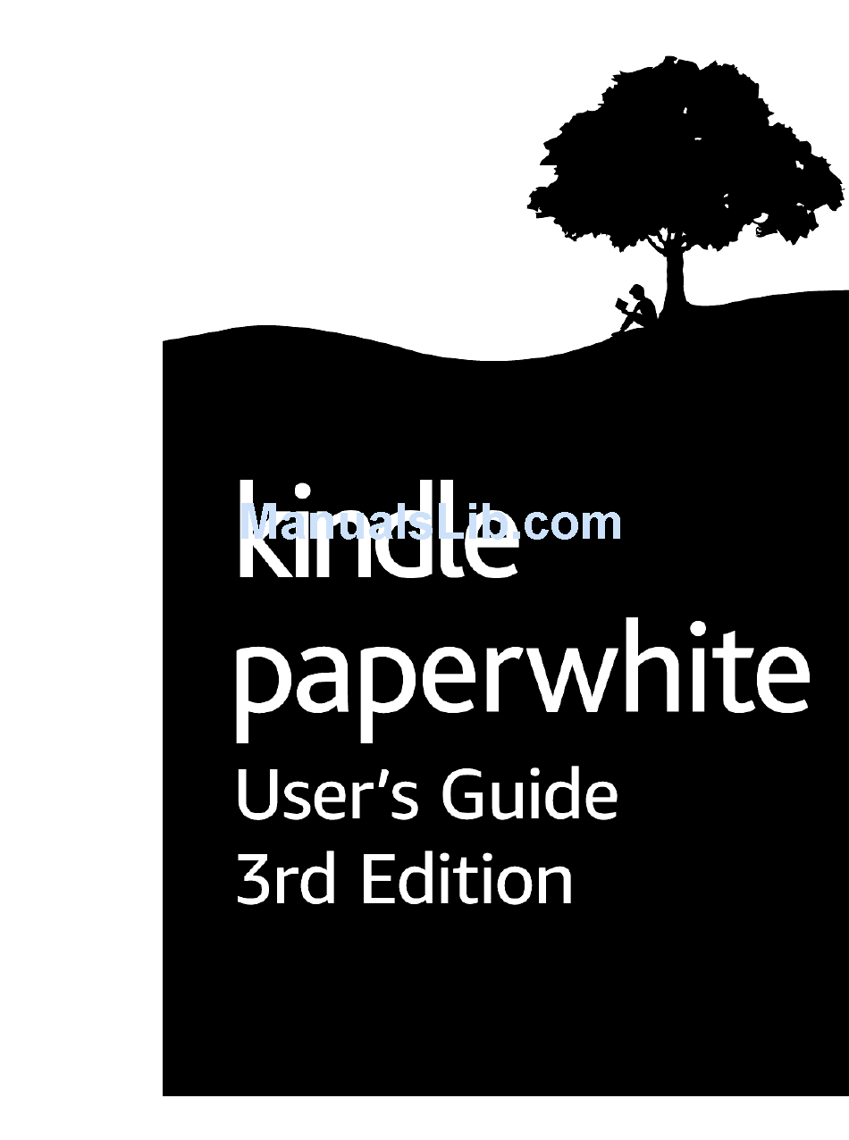 AMAZON KINDLE PAPERWHITE USER MANUAL Pdf Download | ManualsLib