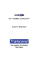 Transcend jetflash User Manual