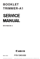 Canon Booklet Trimmer-A1 Service Manual