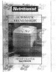 Nutritionist NTR440SPR Owner's Manual
