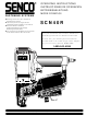 Senco SCN40R Operating Instructions Manual
