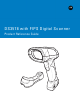Motorola DS3578 Product Reference Manual