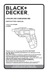 Black & Decker LI3100 Instruction Manual