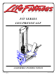 LifeFitness FIT SERIES Assembly Instructions Manual