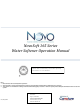NOVO NovoSoft 165 Series Operation Manual