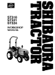 Shibaura ST318 Workshop Manual