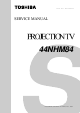 Toshiba 44NHM54 Service Manual