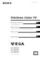 Sony WEGA AWC241TDZ Operating Instructions Manual