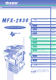 Muratec MFX-2830 Operation Manual