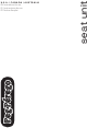 Peg-Perego seat unit Instructions For Use Manual