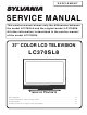 Sylvania LC370SL8 Supplemental Service Manual