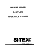 Si-tex T-180 Operation Manual