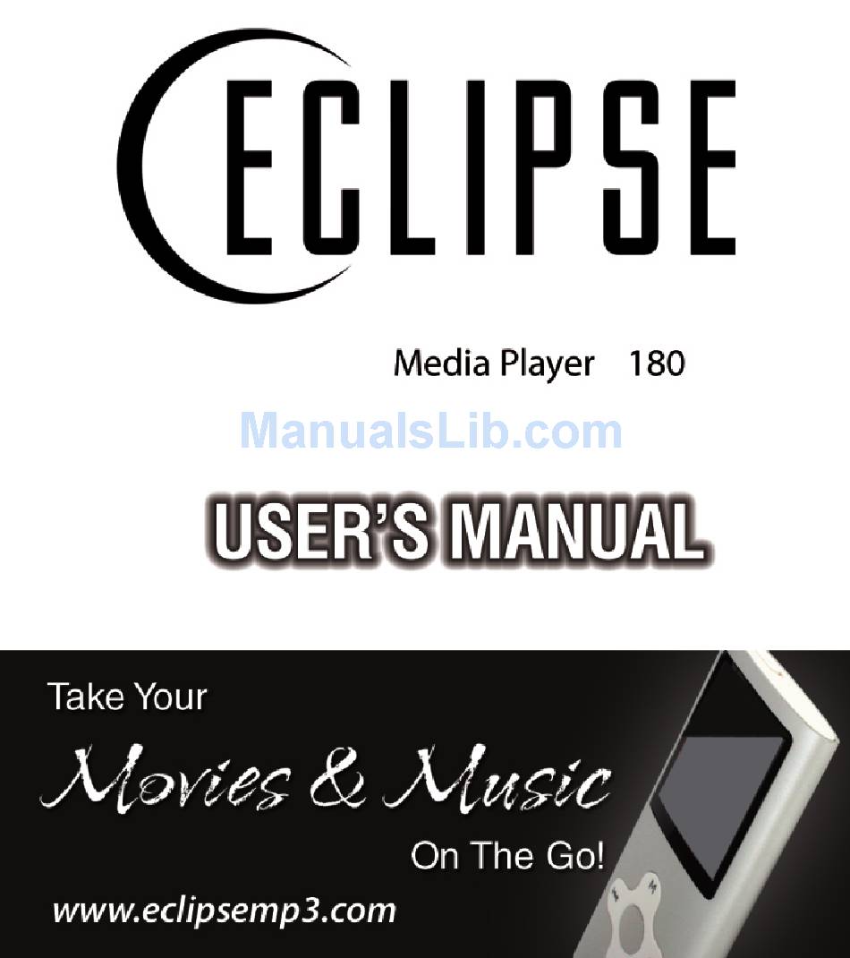 ECLIPSE 180 USER MANUAL Pdf Download | ManualsLib
