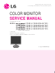 LG Flatron L1750E Service Manual