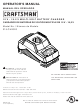Craftsman 315.CH2020 Operator's Manual