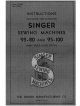 Singer 95-80 Instructions For Using And Adjusting