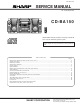 Sharp CD-BA150 Service Manual