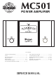 McIntosh MC501 Service Manual