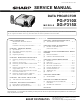 Sharp PG-F310X Service Manual