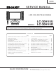 Sharp LC-30HV4U Service Manual