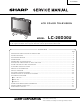 Sharp LC-20D30U Service Manual